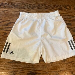Boy’s Adidas white athletic/tennis shorts size L
